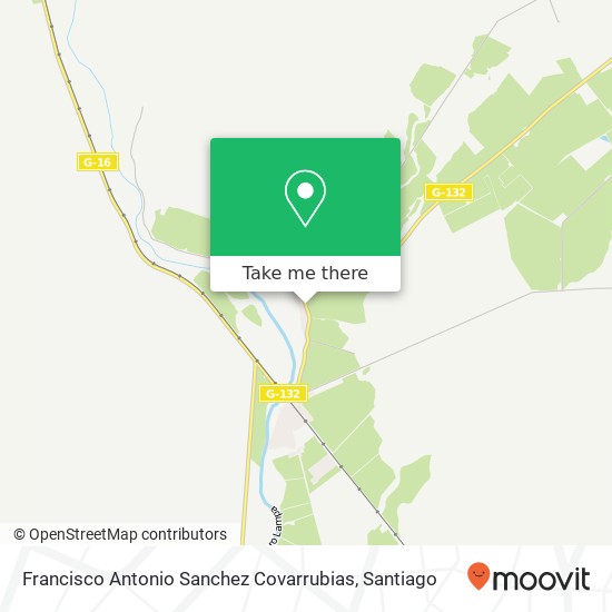 Francisco Antonio Sanchez Covarrubias map