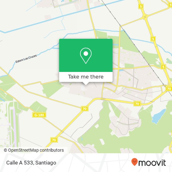 Calle A 533 map