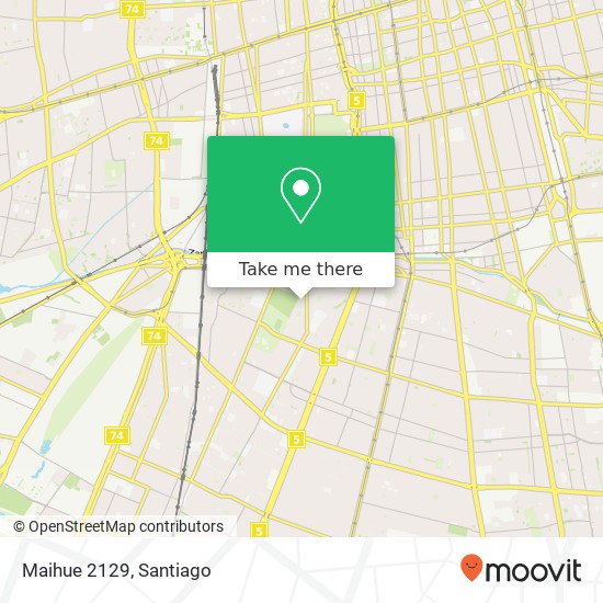 Maihue 2129 map