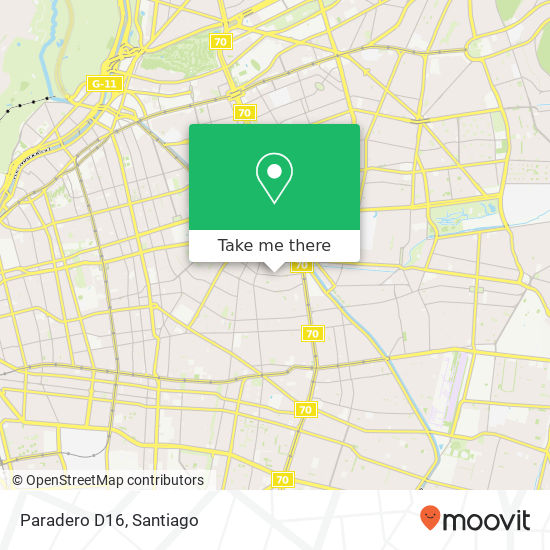 Paradero D16 map