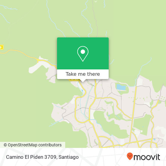 Camino El Piden 3709 map