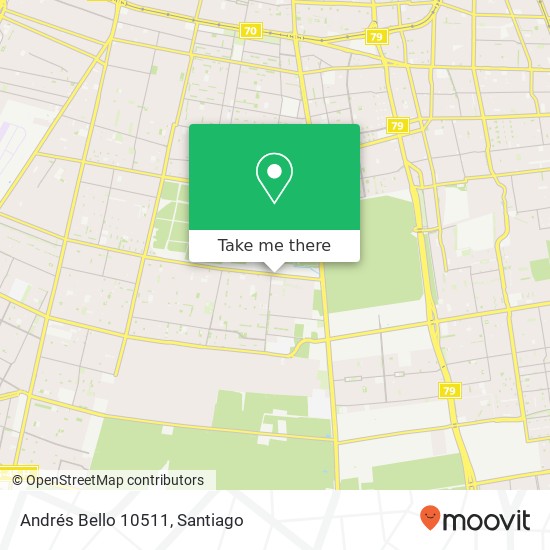 Andrés Bello 10511 map