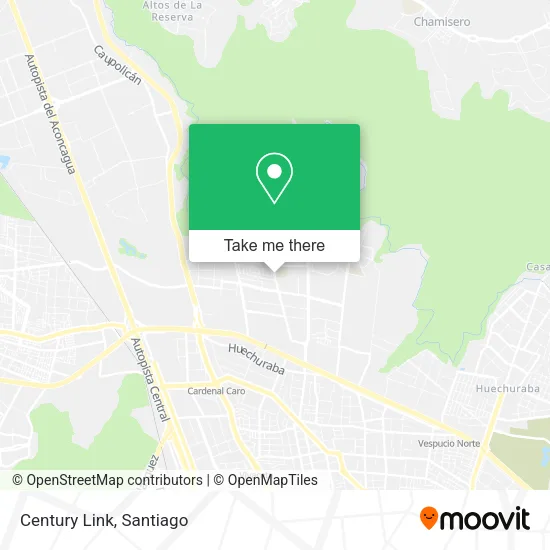 Century Link map