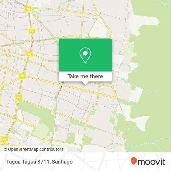 Tagua Tagua 8711 map