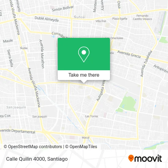 Calle Quilin 4000 map