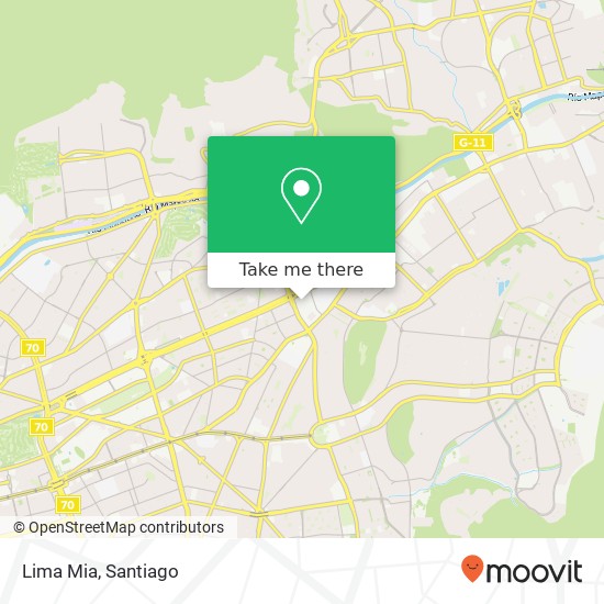 Lima Mia map