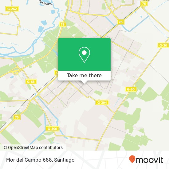 Flor del Campo 688 map