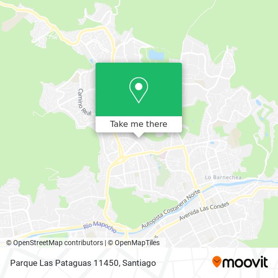Mapa de Parque Las Pataguas 11450