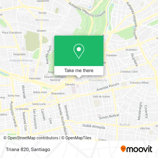 Triana 820 map