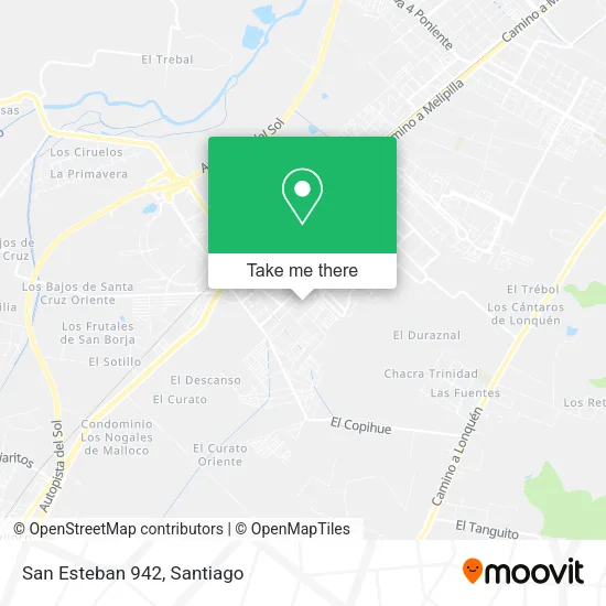 San Esteban 942 map