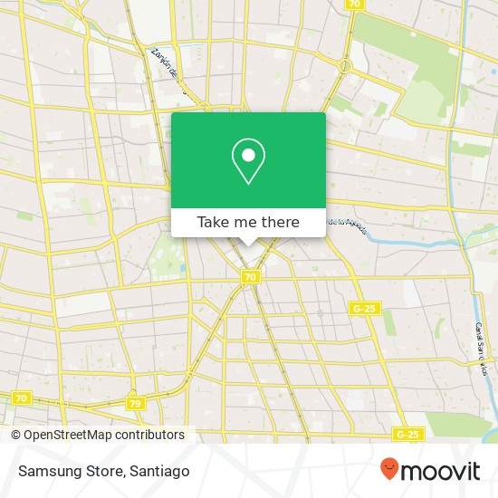 Samsung Store map