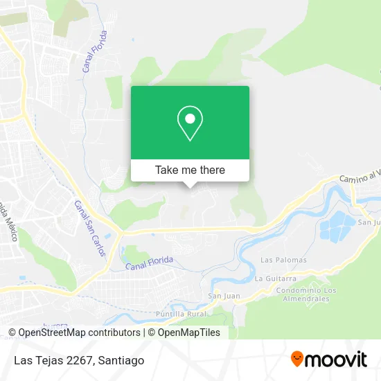 Las Tejas 2267 map