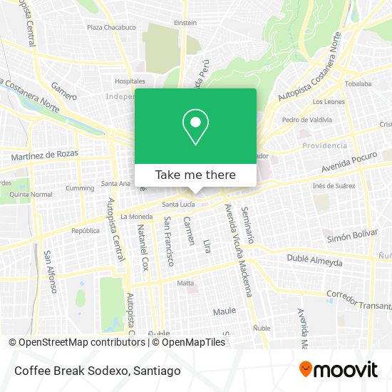 Coffee Break Sodexo map