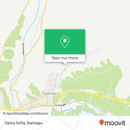 Santa Sofía map