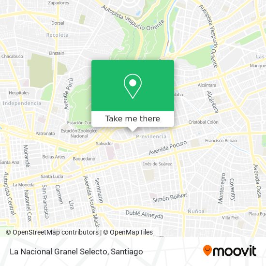 La Nacional Granel Selecto map