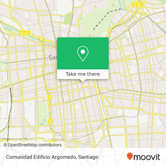 Comunidad Edificio Argomedo map