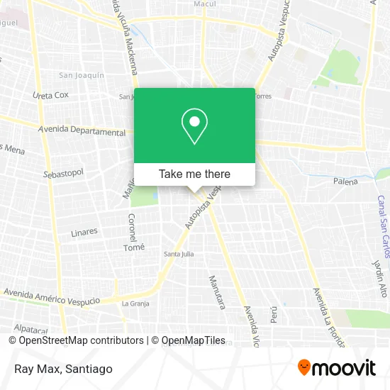 Ray Max map