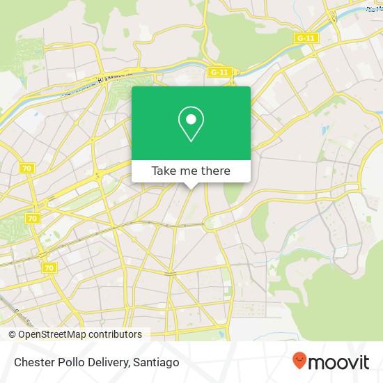 Mapa de Chester Pollo Delivery