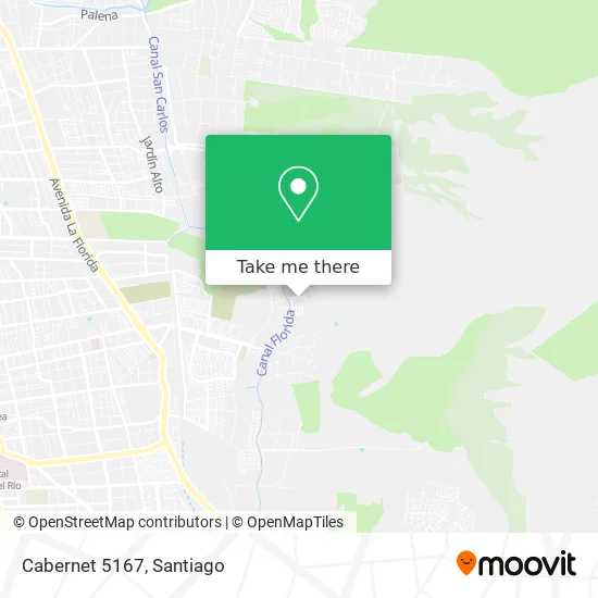 Cabernet 5167 map