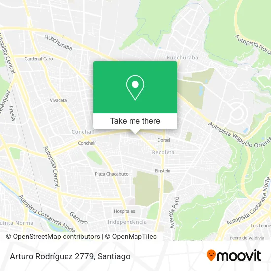 Arturo Rodríguez 2779 map