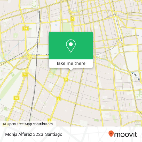 Monja Alférez 3223 map