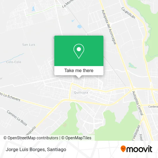 Jorge Luis Borges map