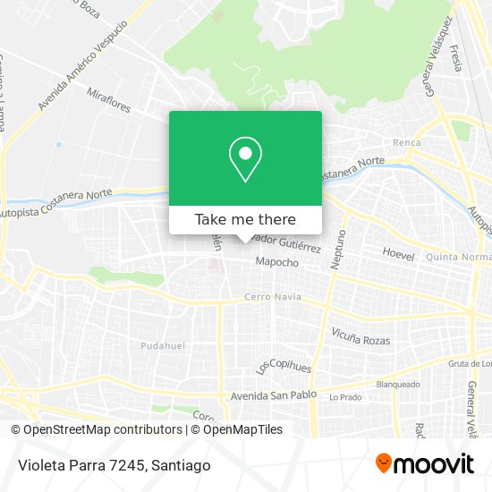 Violeta Parra 7245 map