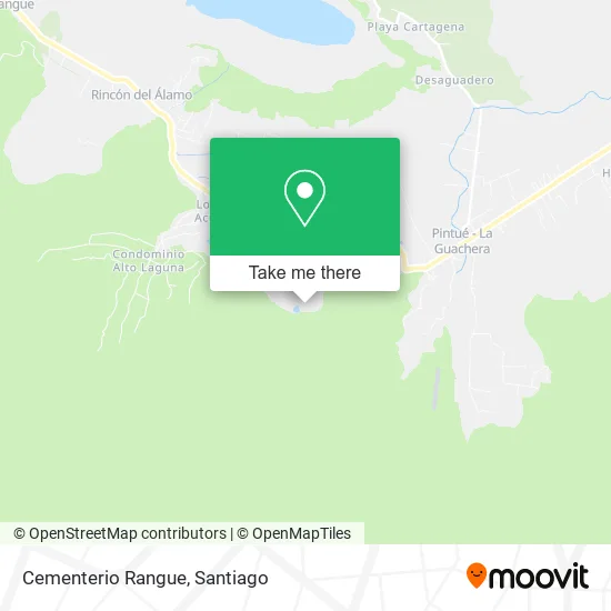 Cementerio Rangue map