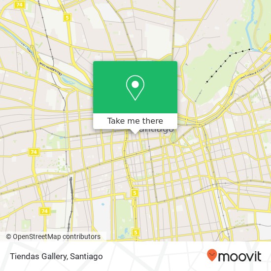 Tiendas Gallery map