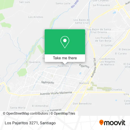Mapa de Los Pajaritos 3271