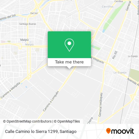 Calle Camino lo Sierra 1299 map