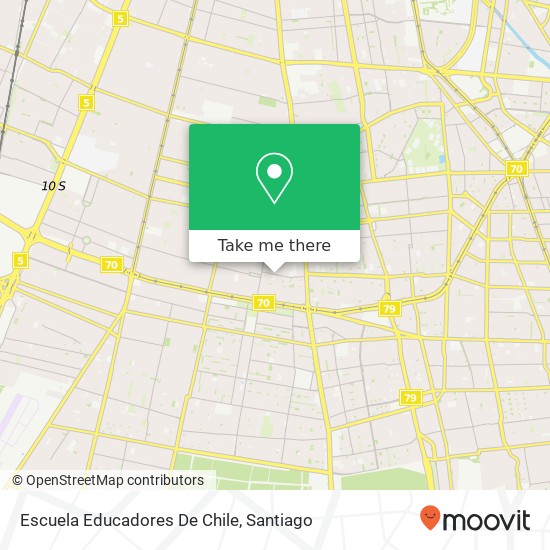 Mapa de Escuela Educadores De Chile