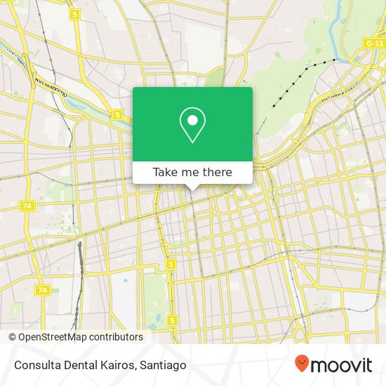 Mapa de Consulta Dental Kairos