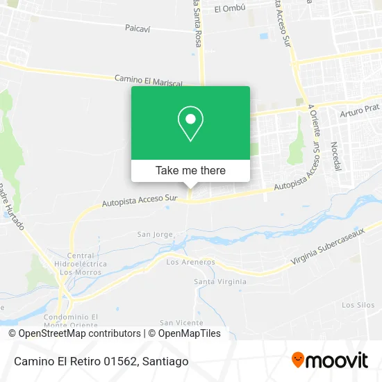 Camino El Retiro 01562 map
