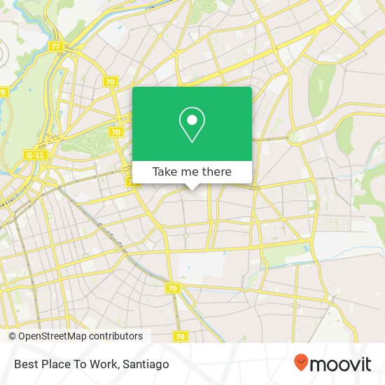 Mapa de Best Place To Work