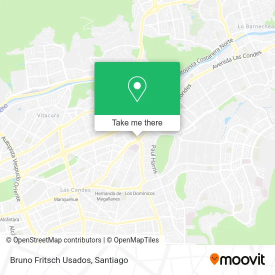 Mapa de Bruno Fritsch Usados
