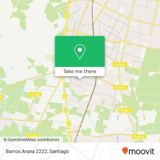 Barros Arana 2222 map