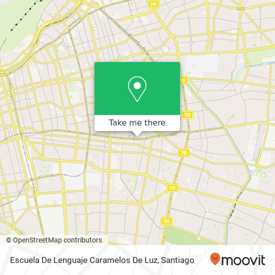 Escuela De Lenguaje Caramelos De Luz map