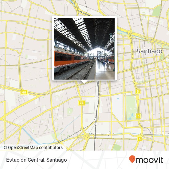 Estación Central map