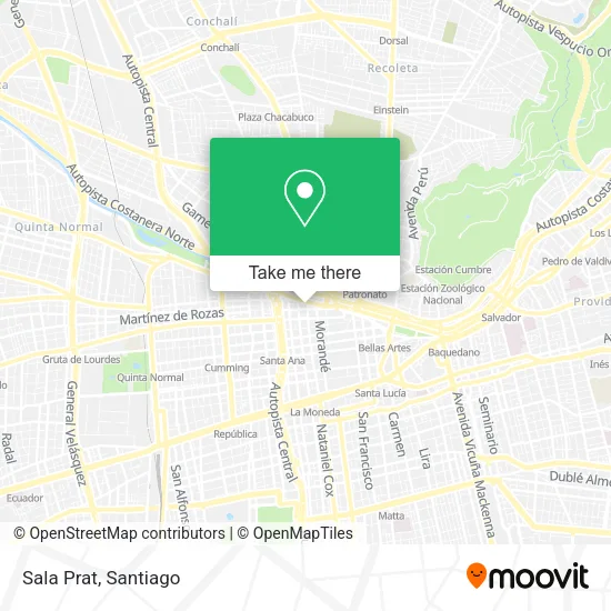Sala Prat map
