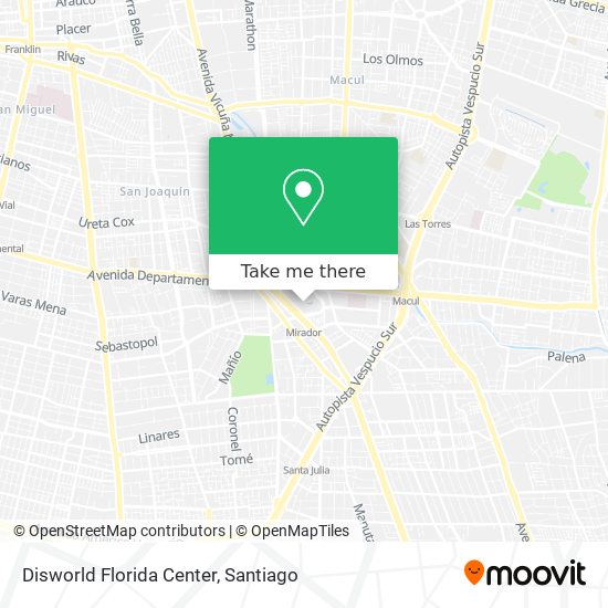 Disworld Florida Center map
