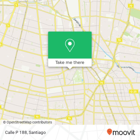 Calle P 188 map