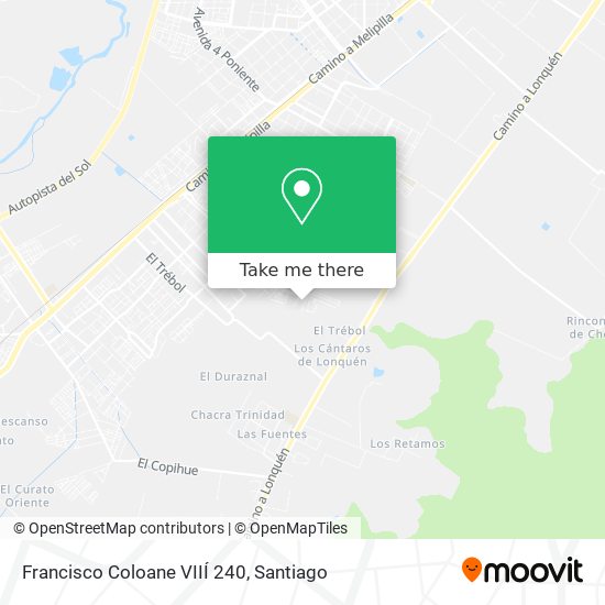 Francisco Coloane VIIÍ 240 map