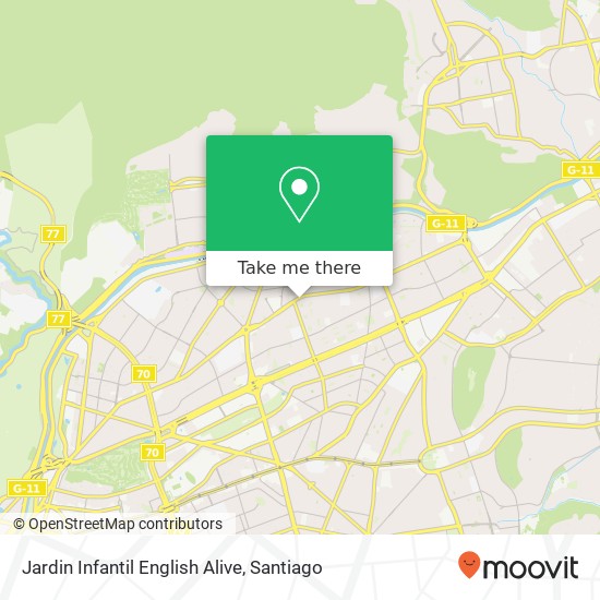 Jardin Infantil English Alive map