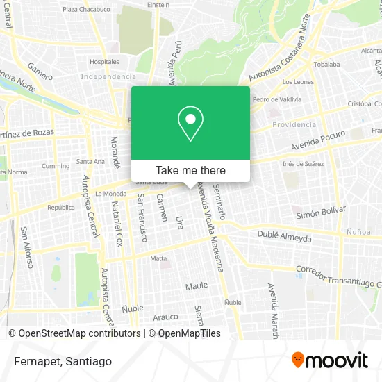 Fernapet map