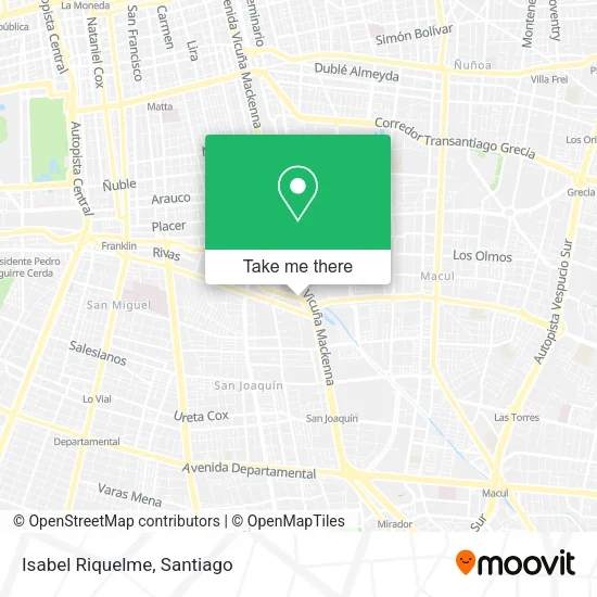 Isabel Riquelme map