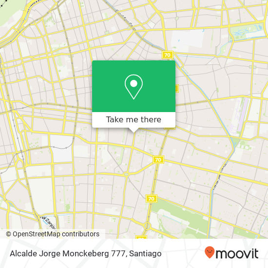 Mapa de Alcalde Jorge Monckeberg 777