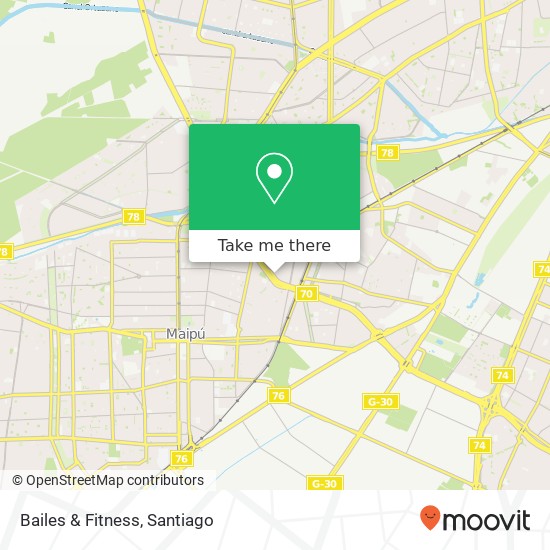 Bailes & Fitness map