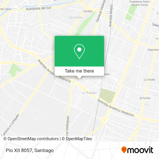 Pío XII 8057 map