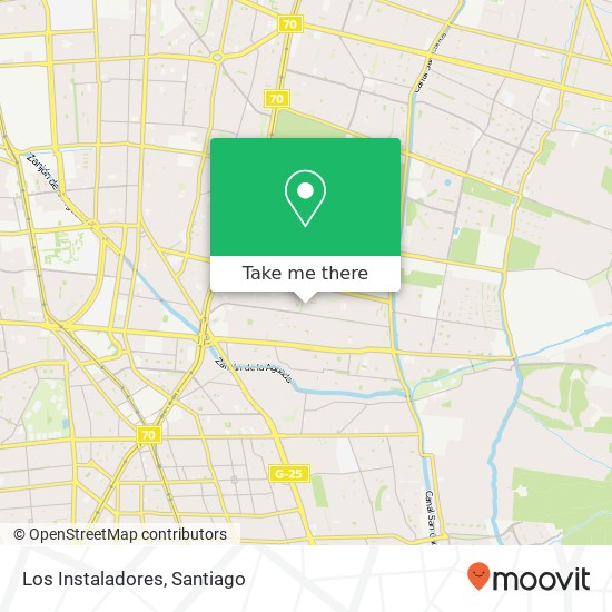 Los Instaladores map